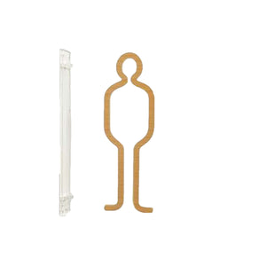 ツケレルン　１Ｗａｙピクトサイン（男子トイレ０１）　チークウッド