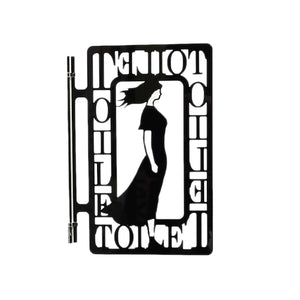 ツケレルン　１Ｗａｙピクトサイン（女子トイレ０６）　黒