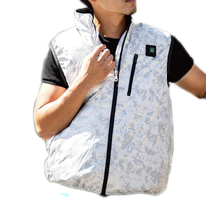 ＢＲ－Ｔ８１１８－１ハーネス対応　静電　帯電防止空調ベストブラックＭ－Ｌ服のみ