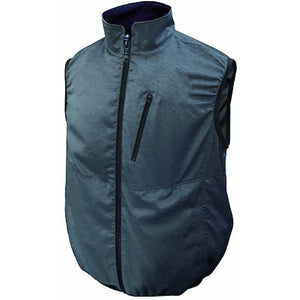 ＢＲ－１２０２－１シルバーチタン加工空調ベストＭーＬシルバープリント柄服のみ