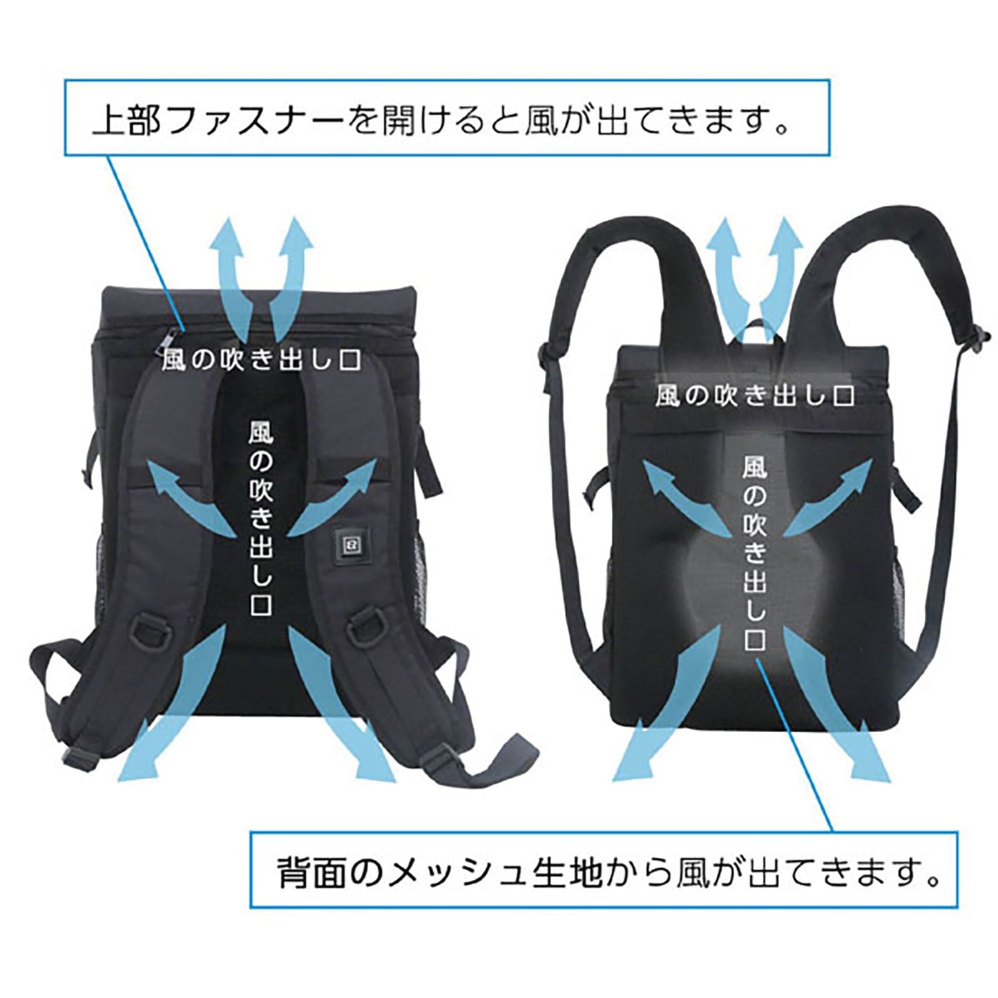 ＢＲ－２８３　７．４Ｖ胸スイッチ式用ファンユニット