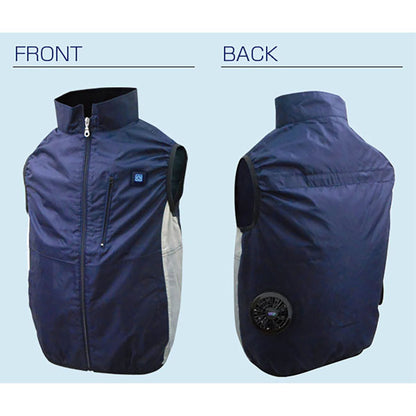 ＢＲ－０６０－１ハーネス対応　空調ベスト服のみネイビーＭ－Ｌ