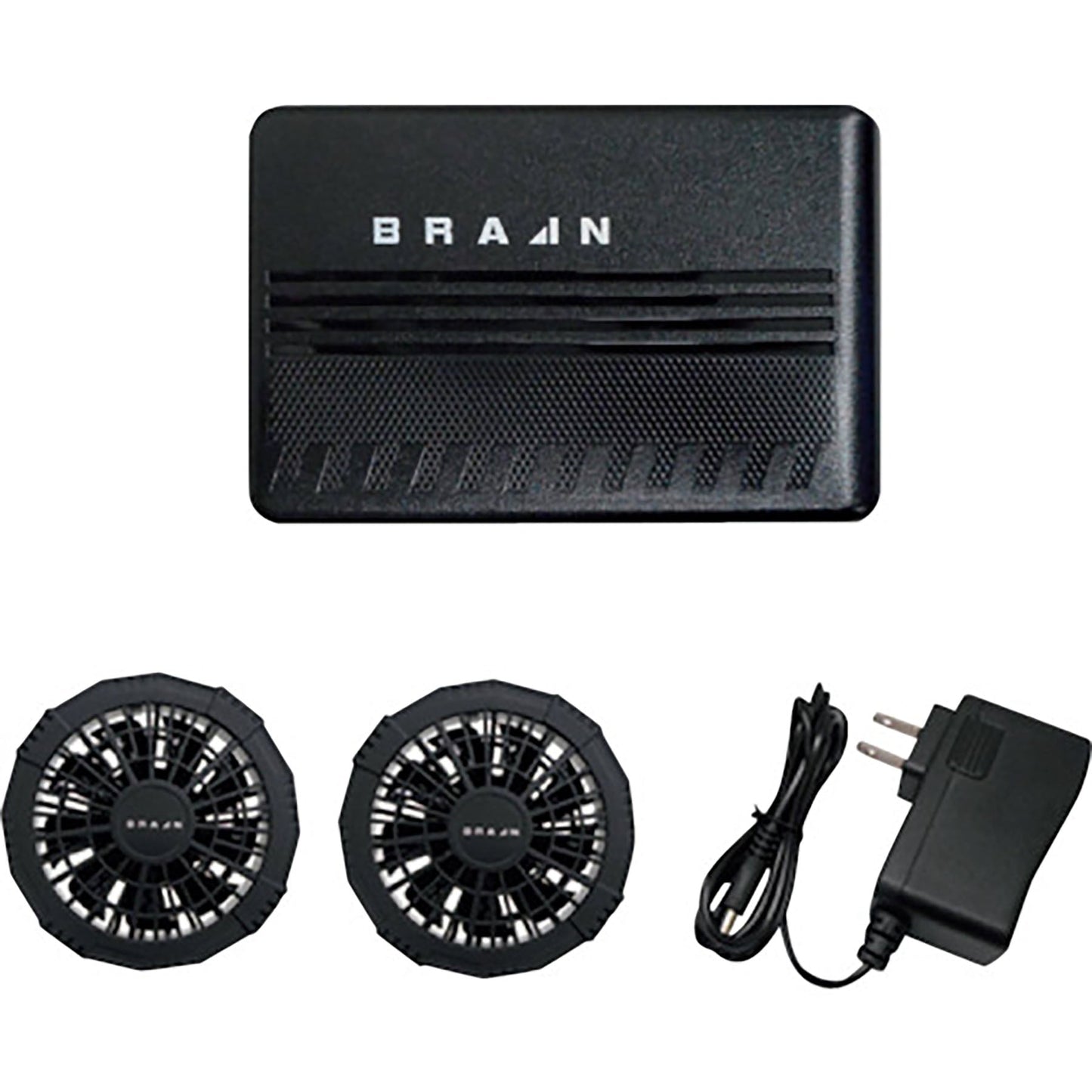 ＭＥＳＨ－ＢＲ－１２０３－１空調ベストフルハーネス対応服のみ杢ブラックＭ－Ｌ