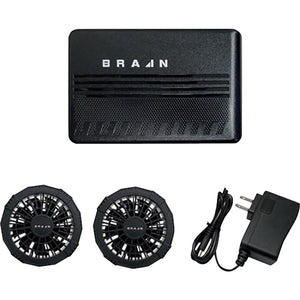 ＭＥＳＨ－ＢＲ－１２０３－１空調ベストフルハーネス対応服のみ杢ブラックＭ－Ｌ