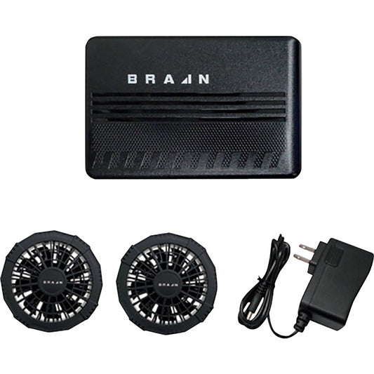 ＭＥＳＨ－ＢＲ－１２０３－１空調ベストフルハーネス対応服のみ杢ブラックＭ－Ｌ