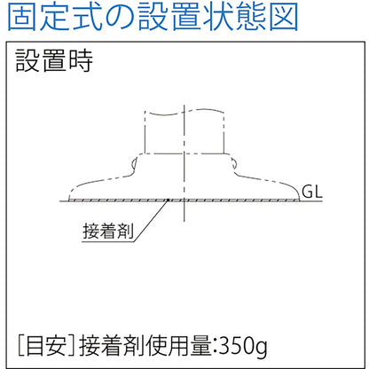車線分離標スタンダードＰＡＴ－８０－２５０－Ｒ