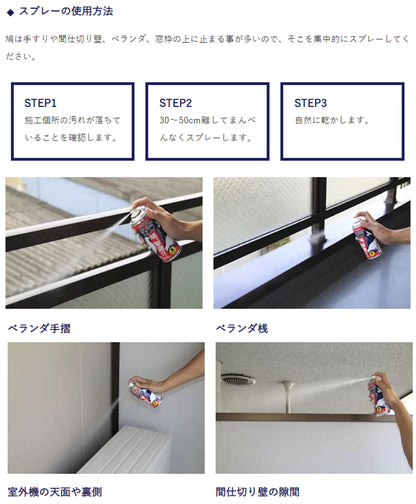 ピーコン忌避剤スプレータイプ