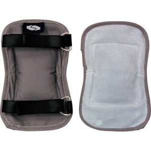 革製ひじ当て　グレー　ＥＬＡ－２５０４０４