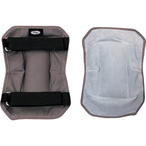 革製ひざ当て　グレー　ＨＡ－３０４０４