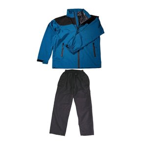 ストレッチ強化レインウェア　ネイビー　ＬＬ　＃８６００