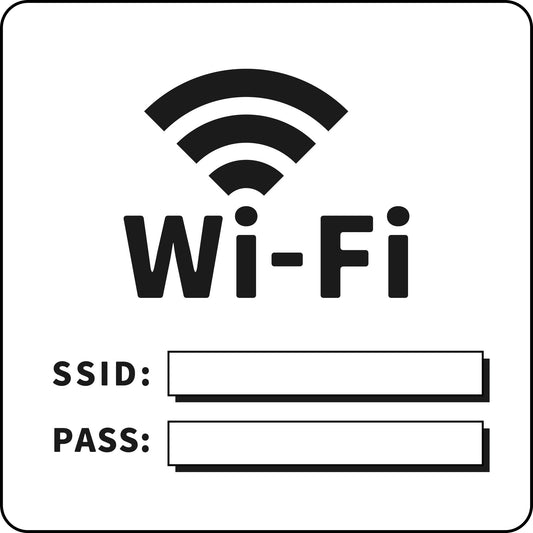 Ｗｉ－Ｆｉサイン　ステッカータイプ　ＷＦＳ＿０１