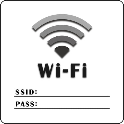 Ｗｉ－Ｆｉサイン　ステッカータイプ　ＷＦＳ＿０２