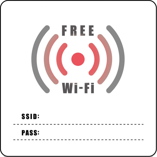 Ｗｉ－Ｆｉサイン　ステッカータイプ　ＷＦＳ＿０３