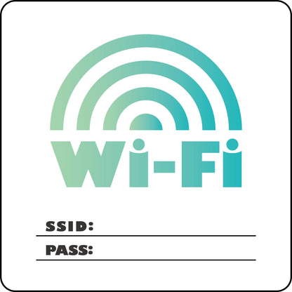 Ｗｉ－Ｆｉサイン　ステッカータイプ　ＷＦＳ＿０４