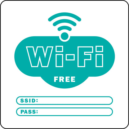 Ｗｉ－Ｆｉサイン　ステッカータイプ　ＷＦＳ＿０５