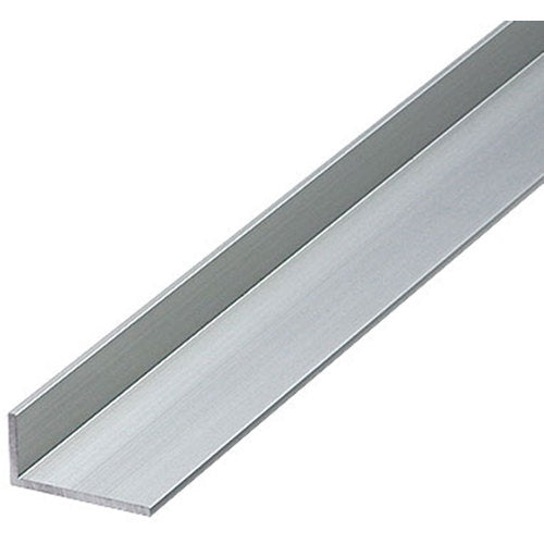 アルミ不等辺アングル　アルマイト付　ｔ２Ｘ１５Ｘ２０Ｘ４ｍ　シルバー