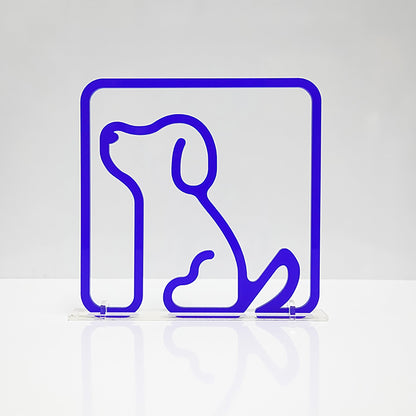 ツケレルン　３Ｗａｙピクトサイン（ＤＯＧ　いぬ　犬）　白
