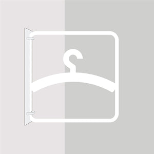 ツケレルン　３Ｗａｙピクトサイン（更衣室）　白