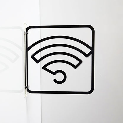 ツケレルン　３Ｗａｙピクトサイン（ｗｉ－ｆｉ）　黒