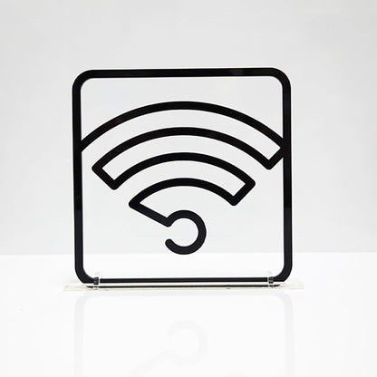 ツケレルン　３Ｗａｙピクトサイン（ｗｉ－ｆｉ）　黒