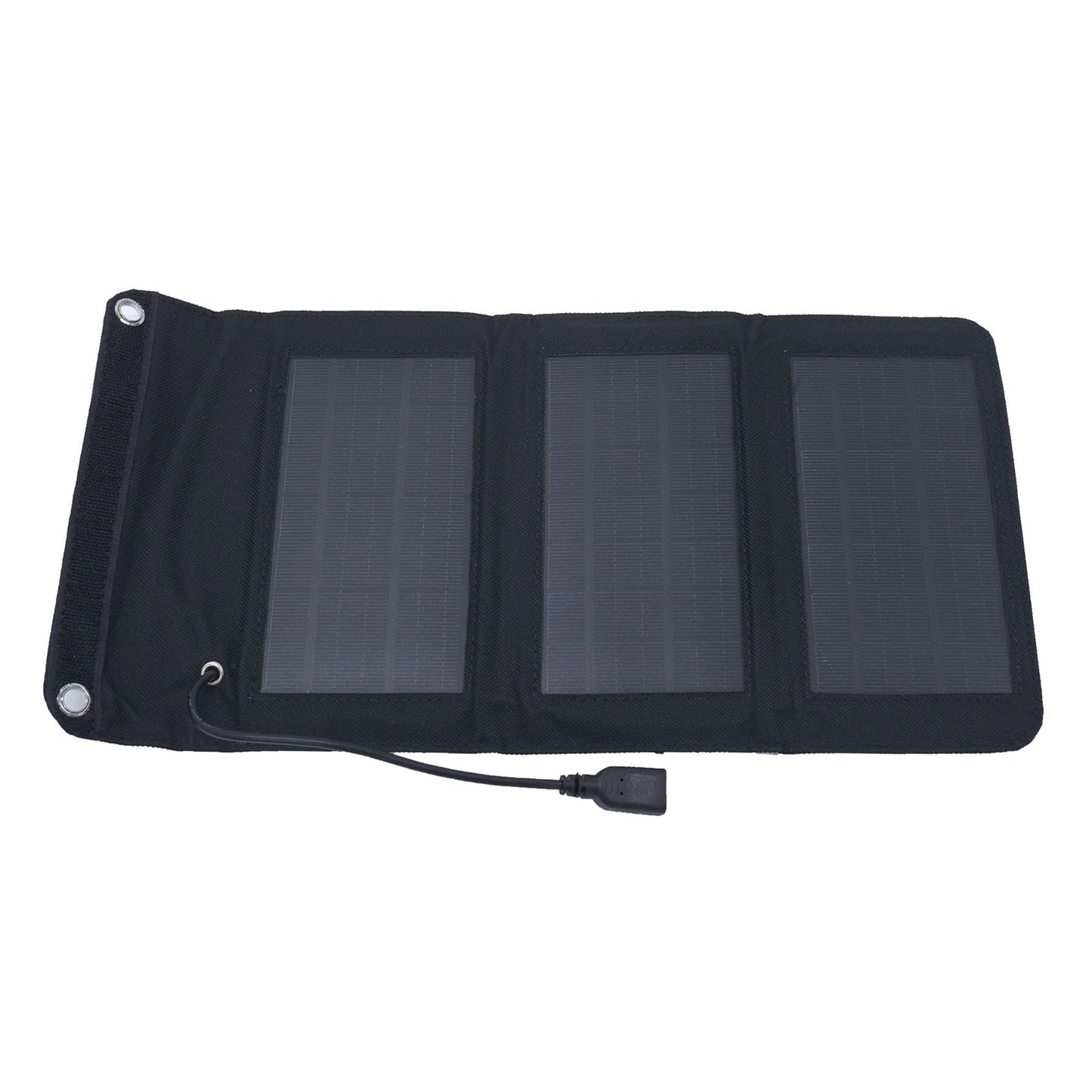 ３パネルソーラー充電器　ＨＤＬ－３ＰＳ０１－ＢＫ