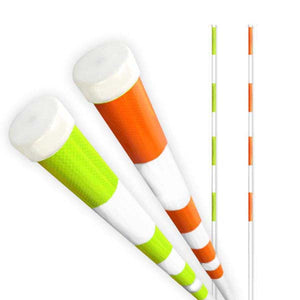 PX蛍光反射スノーポール 40-2PX型　オレンジシート4　剣先なし　5本セット