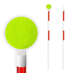 ピカヘッド(両面反射)スノーポール P40-3型　シート2　剣先なし　5本セット