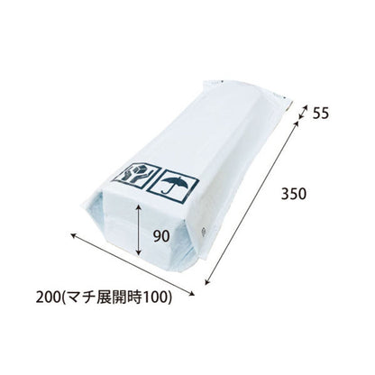 底マチ付ビニールクッションバッグ　縦長Ｓ　１０９６