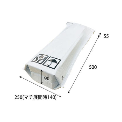 底マチ付ビニールクッションバッグ　縦長Ｍ　１０９７