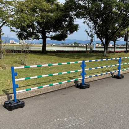 KYバーバリ PC コーンバー支柱青&バー緑　セット