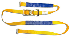 ＳＥＷＯＴＡ（ＨＩＤＡＸ）　ラチェットバックル式ラッシングベルト　　５０ｍｍ幅　破断強度３ｔ　固定：１Ｍ　調整：３Ｍ　ワンピース