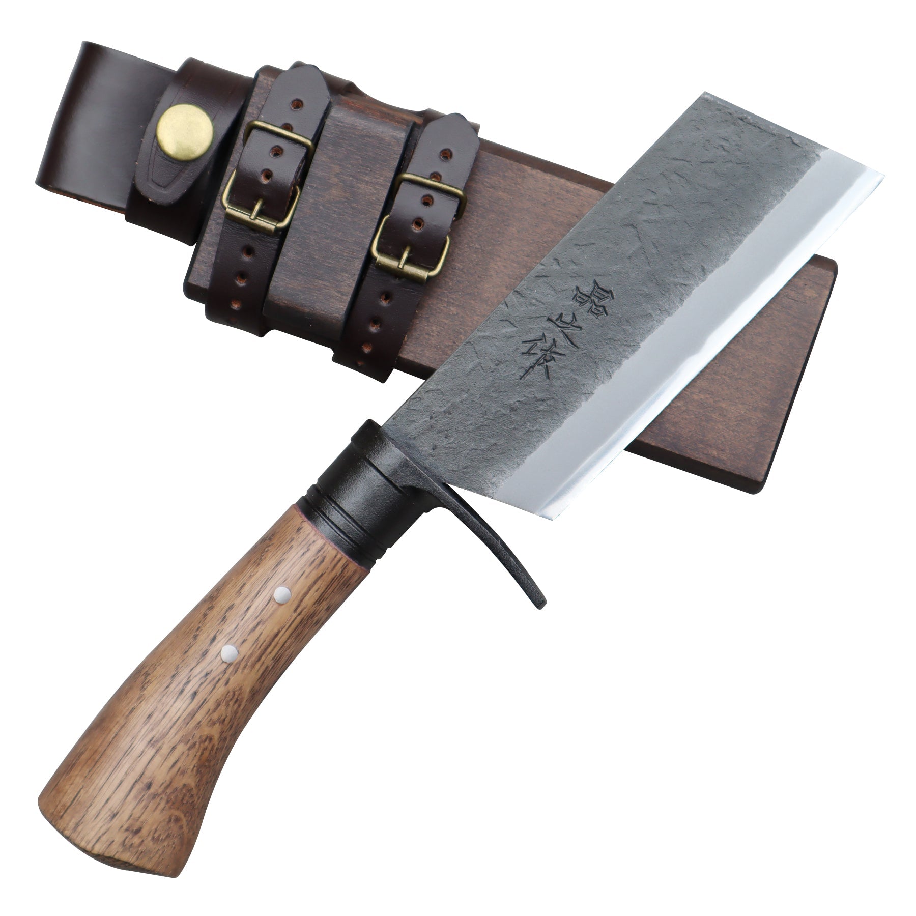 キャンプにねー ナタ( ꈍᴗꈍ)○勘と有ります、 刃は15cm位です