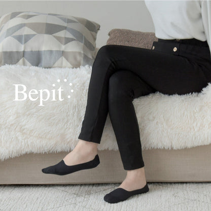 見せない靴下 カットOK ズレない B-SET ブラック×2/ベージュ×2