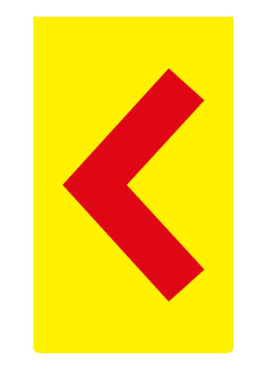 ニューコーンサイン蛍光イエロー　Ｙ－９２　矢印