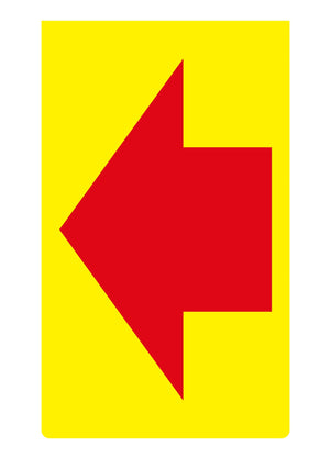 ニューコーンサイン蛍光イエロー　Ｙ－９４　矢印