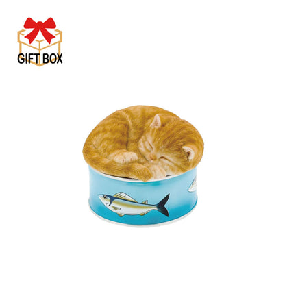 ベニーズキャット　ネコ缶（茶トラ白）　ＱＹ－２４０Ｙ