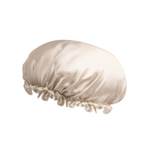 シルク100% ナイトキャップ ヘアケア 寝癖対策 Mサイズ サンドベージュ