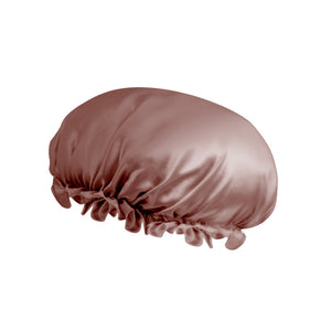 シルク100% ナイトキャップ ヘアケア 寝癖対策 Lサイズ ローズ