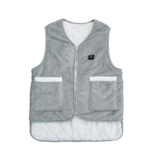 電熱ルームベスト　グレー