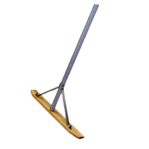 木製整地レーキ（アルミ柄）　６００ｍｍ