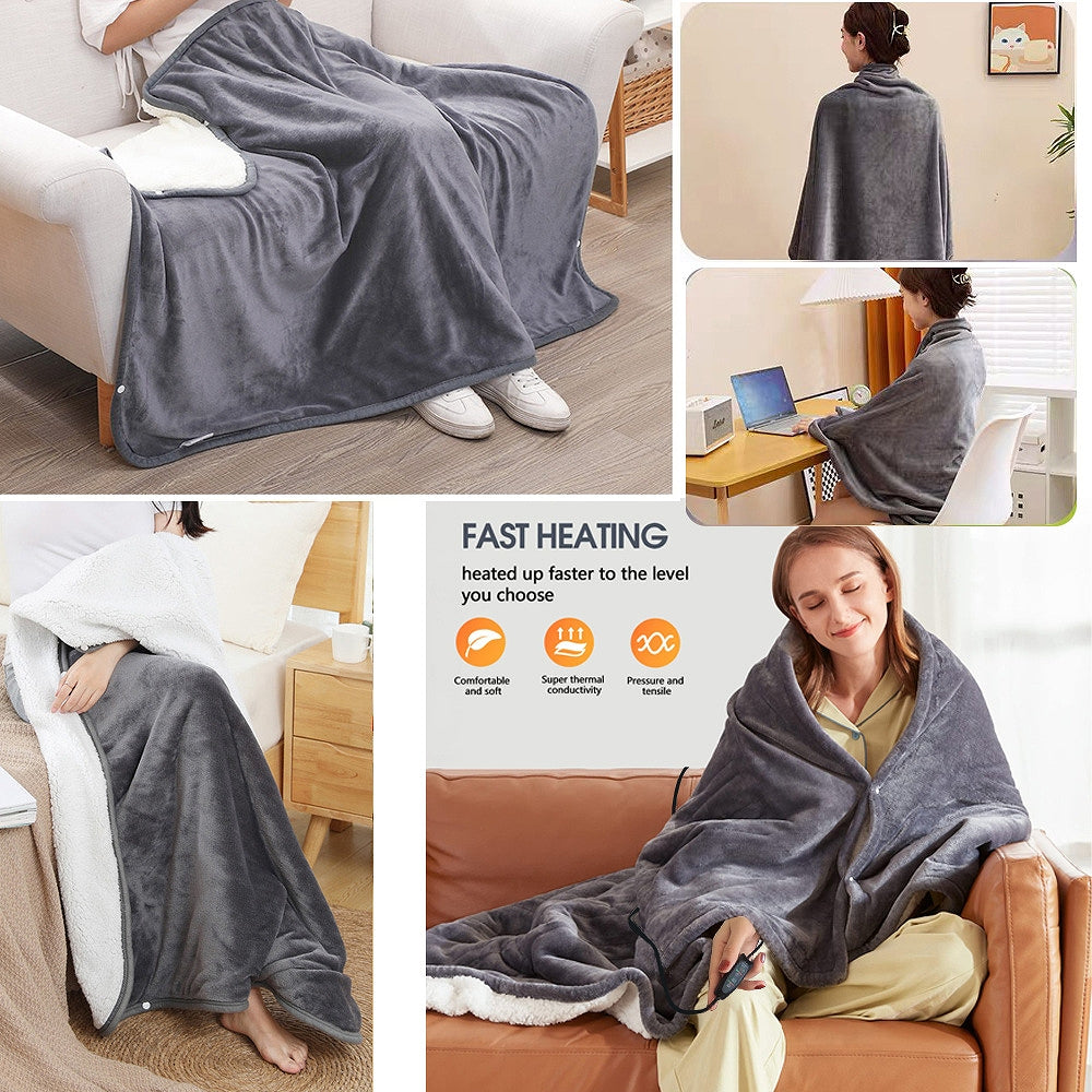 ＵＳＢブランケット　電気毛布　グレー　Ｅｌｅｃｔｒｉｃ　Ｂｌａｎｋｅｔ