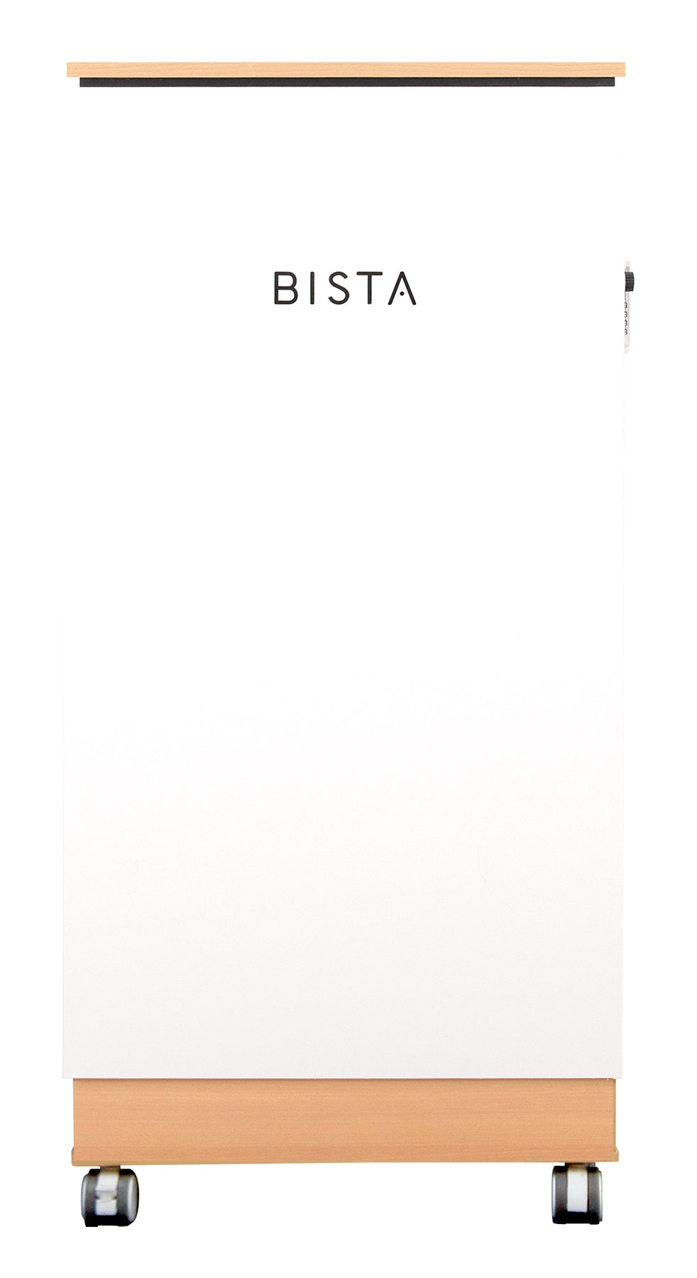 災害用備蓄スタンドＢＩＳＴＡ（ビスタ）キャスター付き　フルパッケージ　白