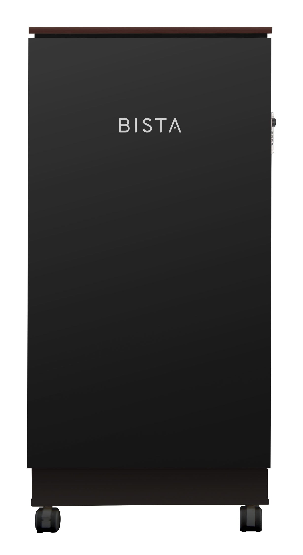 災害用備蓄スタンドＢＩＳＴＡ（ビスタ）キャスター付き　シンプルパッケージ　黒