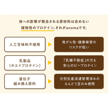 ａｎｏｍａ　プロテイン　ヴィーガン　乳糖不耐対応　ほうじ茶　６００ｇ