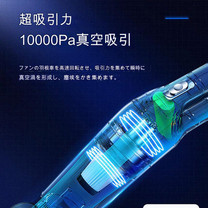 ハンディクリーナー　車載掃除機　ＨＥＬＬＯ　ＬＥＩＢＯＯ　ＬＢ－０６８（黒）