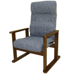 木肘高座椅子ネクシー　グレイ