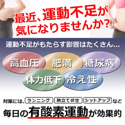 フィットネスステッパー　静音　足踏み　エクササイズ　昇降運動　計測メータ付