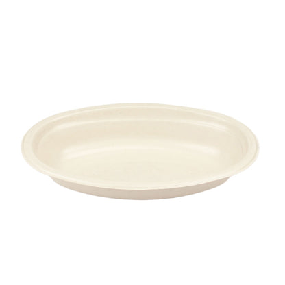 ＥＣＯ＆ＢＡＳＩＣ　バガス　カレー皿　ラミ加工　５０入