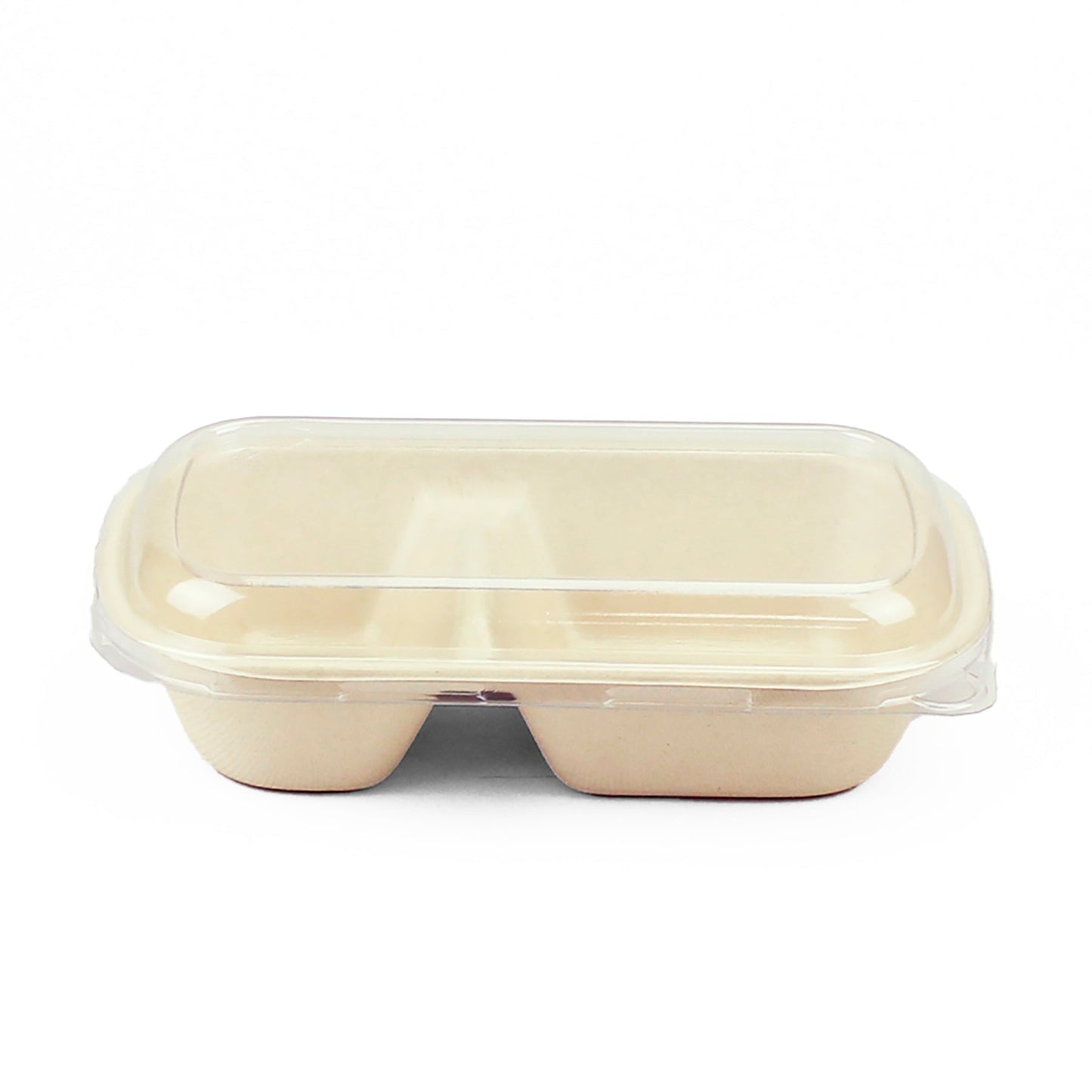 ＥＣＯ＆ＢＡＳＩＣ　バガス　ランチボックス　８５０ｍｌ　専用フタ　５０入
