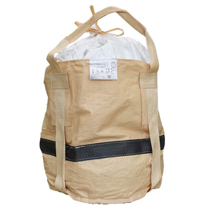 コンテナバッグ　丸型　漏れ防止タイプ　容量２００Ｌ　耐荷重１０００ｋｇタイプ　排出口あり　１０枚セット